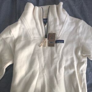 NWT Patagonia Women’s Woolie Fleece Pullover Oyster White Size Medium